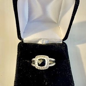 David Yurman Petite Albion Black Onyx Ring